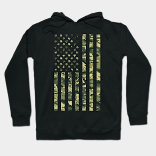 Camo American Flag Usa Camouflage Patriotic American Flag Hoodie